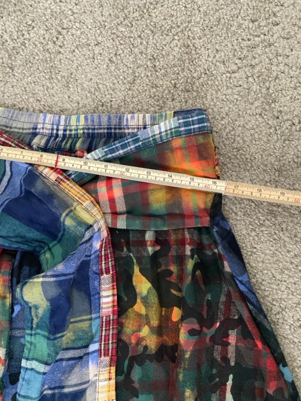 ALEXIS Multicolor Patchwork A-Line Skirt - Size S - Boho Chic Designer Style - Picture 6 of 16